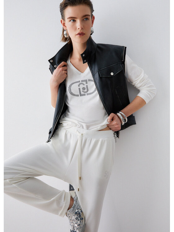 Liu Jo Liu Jo T-shirt TA6053JS003P9289 Bianco Regular Fit