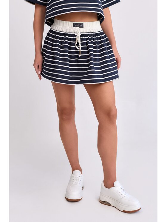 MANDRAGORA MANDRAGORA Mini sukňa Goia Tmavomodrá A-Line Fit