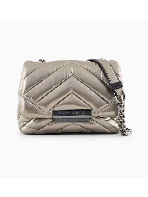 Torebka Armani Exchange, Srebrna, 948587 4F709 14643