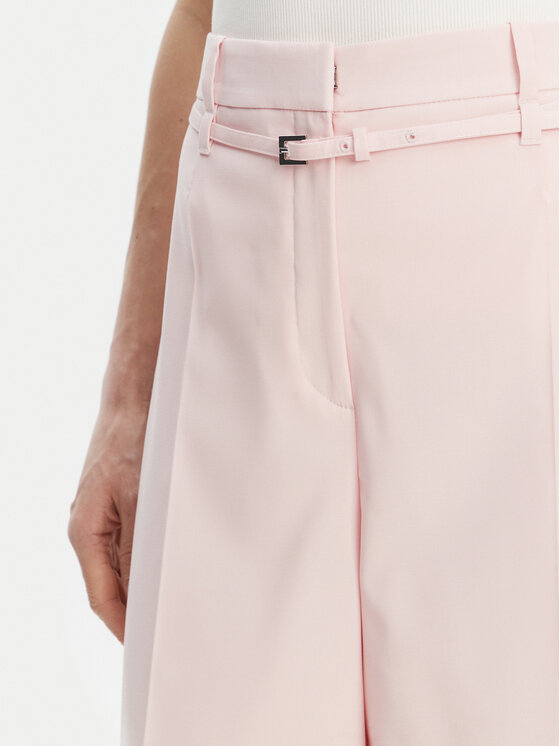 BOSS BOSS Kalhoty z materiálu 50537404 Růžová Regular Fit