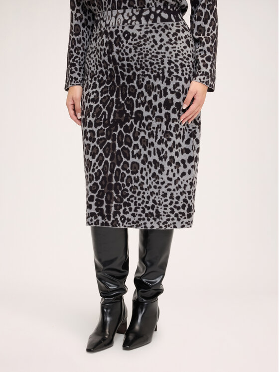 Fiorella Rubino Fiorella Rubino Gonna midi 1605L000538N0S3 Grigio Regular Fit