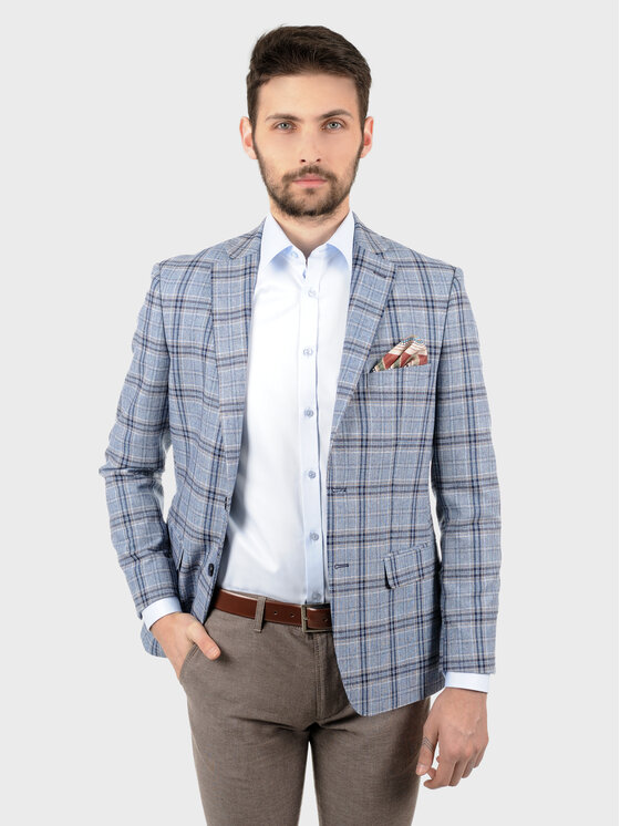 Evenemen Evenemen Marynarka VOLPEDO Niebieski Slim Fit