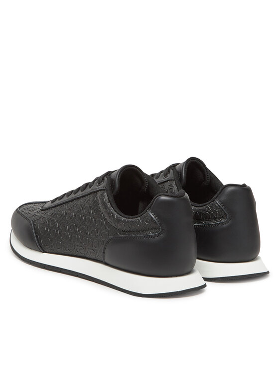 Calvin Klein Calvin Klein Sneakersy Low Prof Runn Laceup Mono HM0HM01896 Czarny