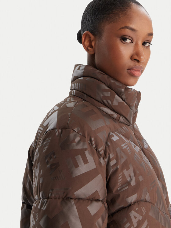 EA7 Emporio Armani EA7 Emporio Armani Zimní bunda 7W000654 AF16408 F6104 Hnědá Regular Fit