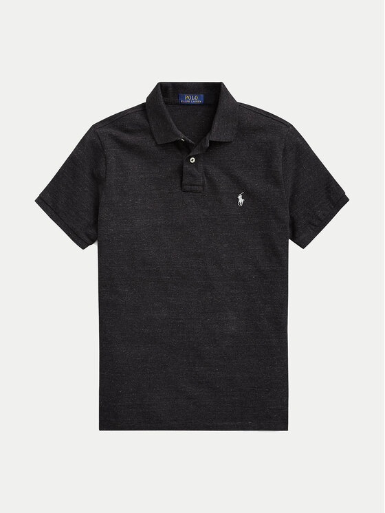 Polo Ralph Lauren Polo Ralph Lauren Тениска с яка и копчета Classics 710536856031 Сив Slim Fit