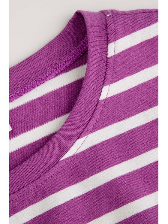 Coccodrillo Coccodrillo T-Shirt WC5143202RGJ-016 Fioletowy Regular Fit