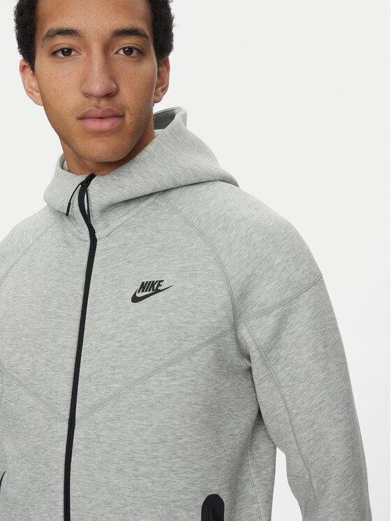 Nike Nike Pulóver FB7921 063 Szürke Regular Fit