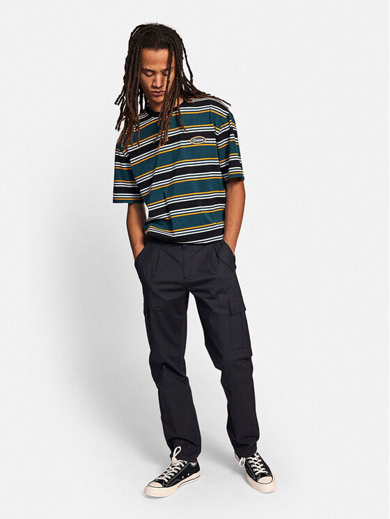 Redefined Rebel Pantaloni din material Elias 226038 Negru Regular Fit