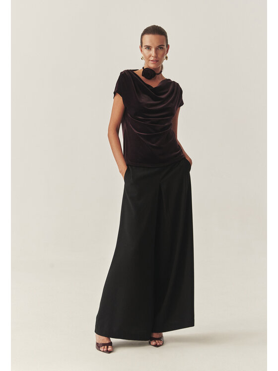 TATUUM TATUUM Blúzka BULAN 1 Bordová Loose Fit