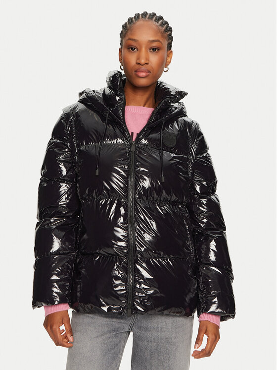 PINKO PINKO Geacă de iarnă Indice 103827 A11K Negru Regular Fit