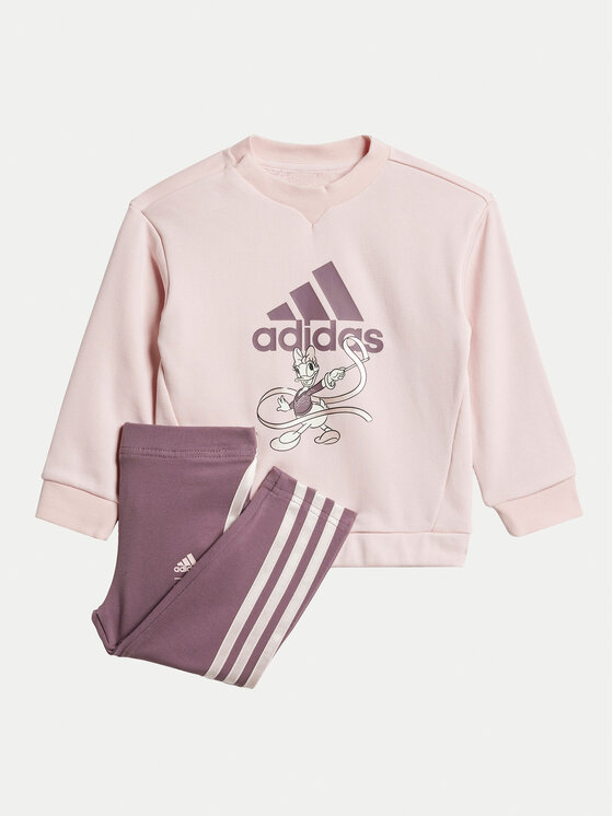 adidas adidas Súprava mikina a legíny Minnie and Daisy JG1256 Ružová Regular Fit