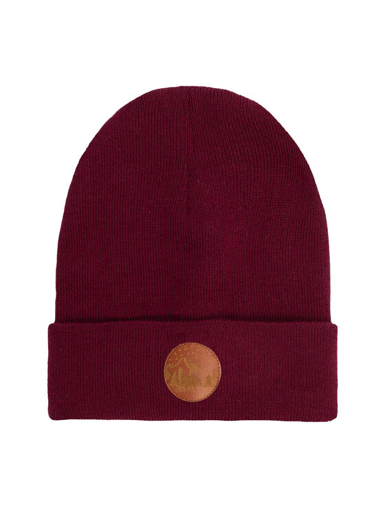 Kabak Kabak Czapka klasyczna beanie Czerwony