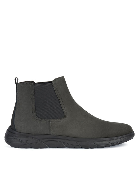 Geox Geox Kotníková obuv s elastickým prvkem U Portello U36E1A 022EK C6372 Hnědá
