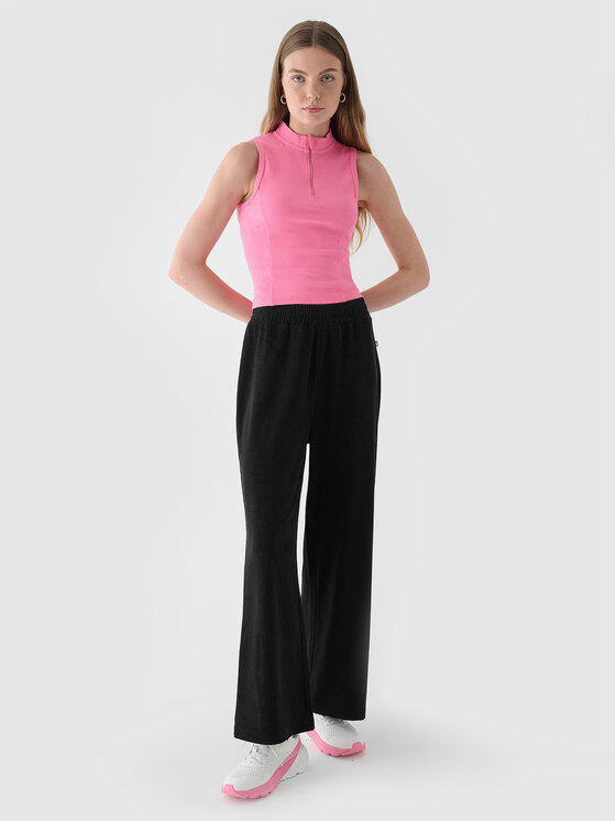 4F 4F Pantaloni da tuta 4FRAW24TTROF1352-20S Nero Oversize