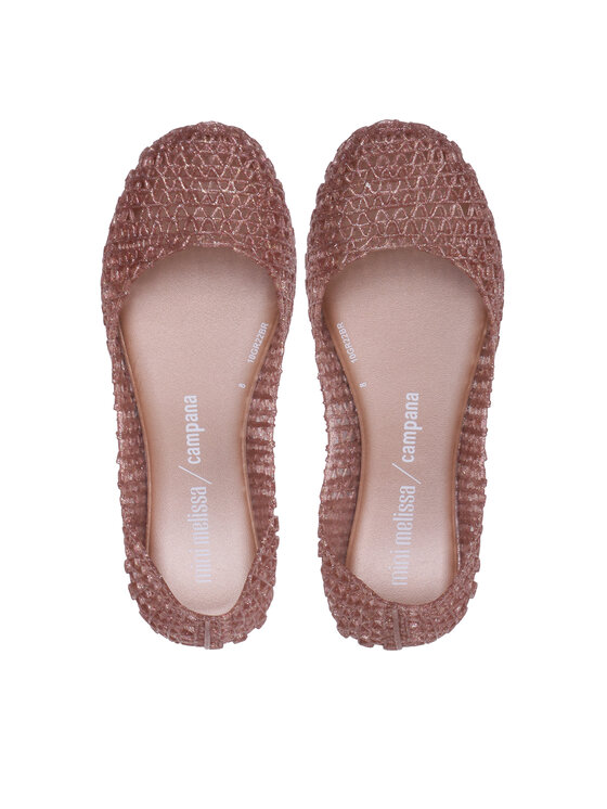 Melissa Melissa Baleriny Mini Melissa Campana Papel Inf 32996 Różowy