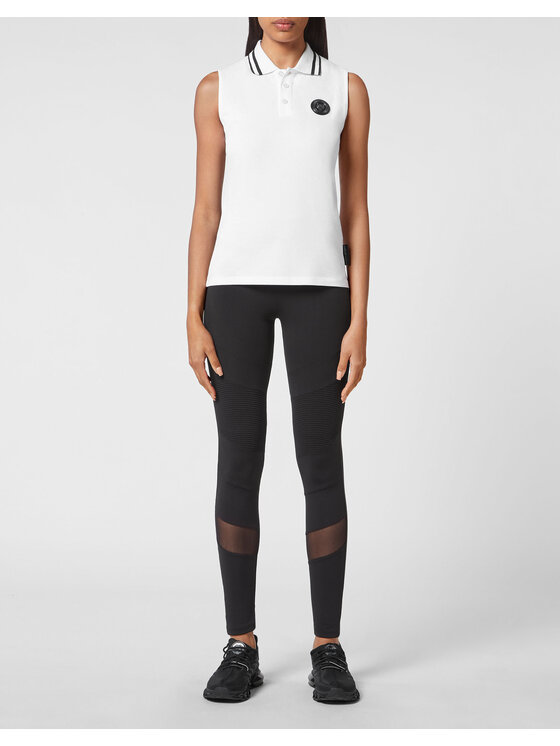 Plein Sport Plein Sport Polo 2417 Biały Regular Fit