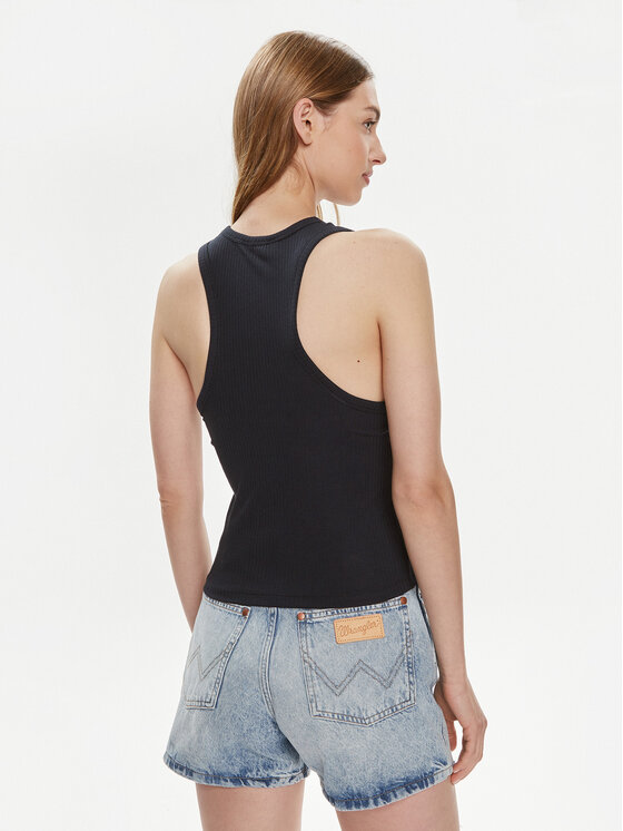 Lee Lee Top 112341592 Czarny Slim Fit
