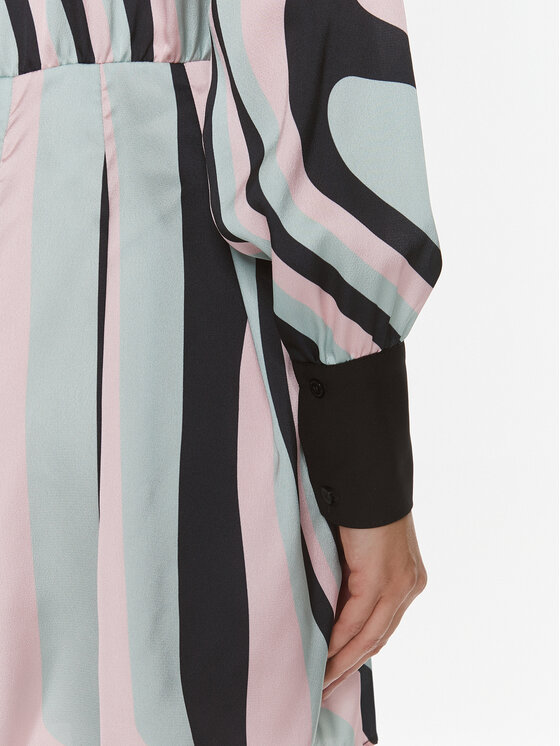 Silvian Heach Silvian Heach Košeľové šaty Mini GPP24333VE Farebná Regular Fit