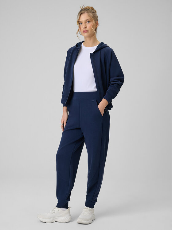 4F 4F Bluza SPORTS CLUB Granatowy Regular Fit