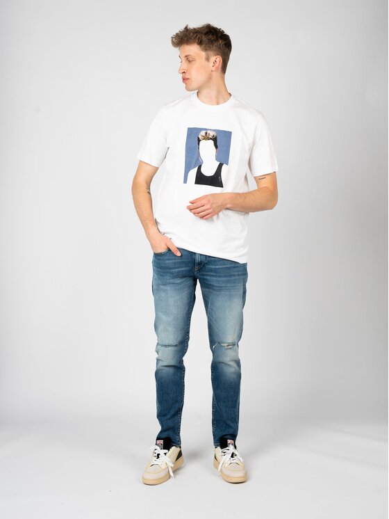 Diesel Diesel Jeansy A12025-R9C87 Modrá Slim Fit