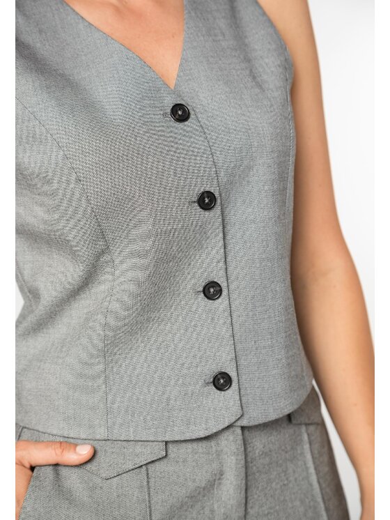 QUIOSQUE QUIOSQUE Vesta k obleku ML 0923V1 Sivá Regular Fit