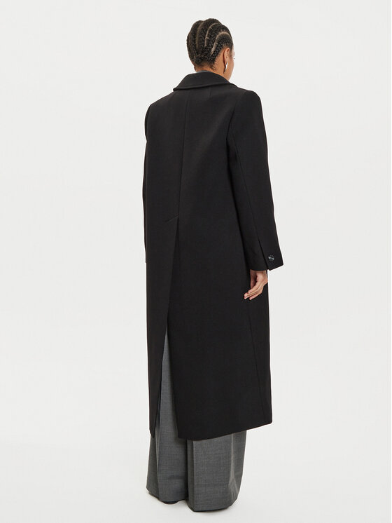 IVY OAK IVY OAK Вовняне пальто Clemence IO111135 Чорний Regular Fit