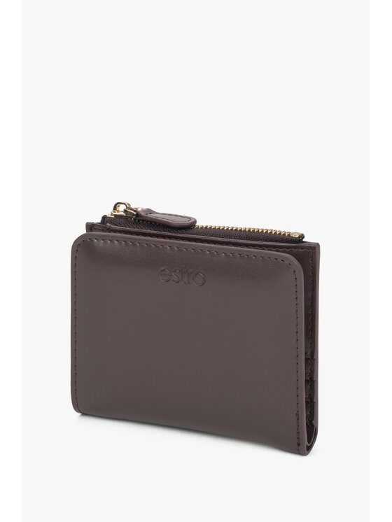 Estro Estro Πορτοφόλι ER00118310 Σκούρο καφέ