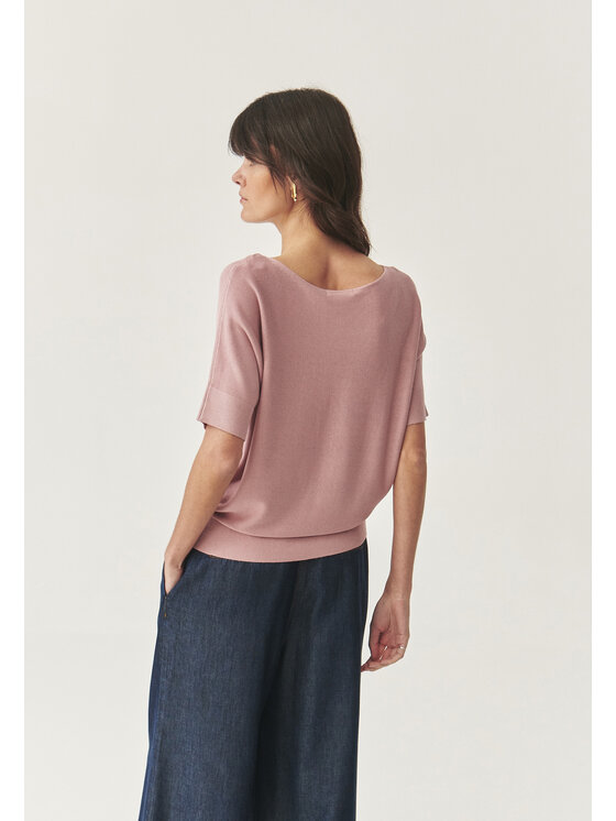 TATUUM Tatuum Sweter SIMONIS Różowy Oversize