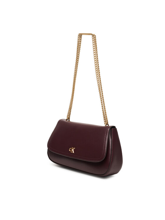 Calvin Klein Calvin Klein Torbica Ck Convertible Chain Medium Bag LV04F3171G Tamnocrvena