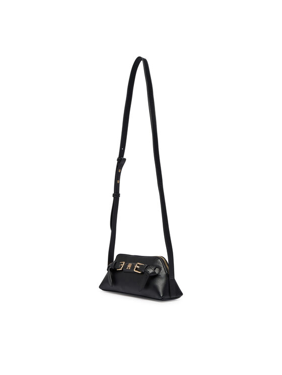 Tommy Hilfiger Tommy Hilfiger Τσάντα Th Buckle Micro Crossover AW0AW19511 Μαύρο