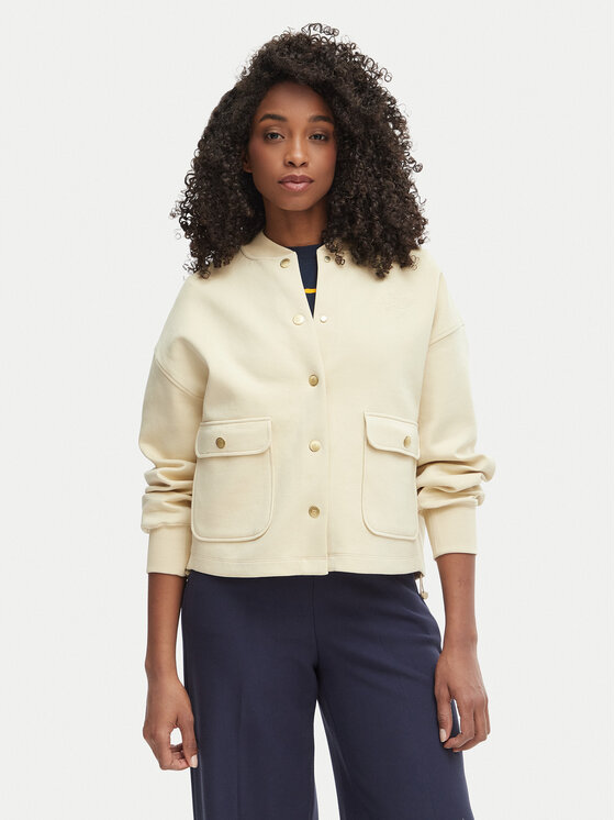 Tommy Hilfiger Tommy Hilfiger Sweatshirt WW0WW48730 Hellbeige Relaxed Fit