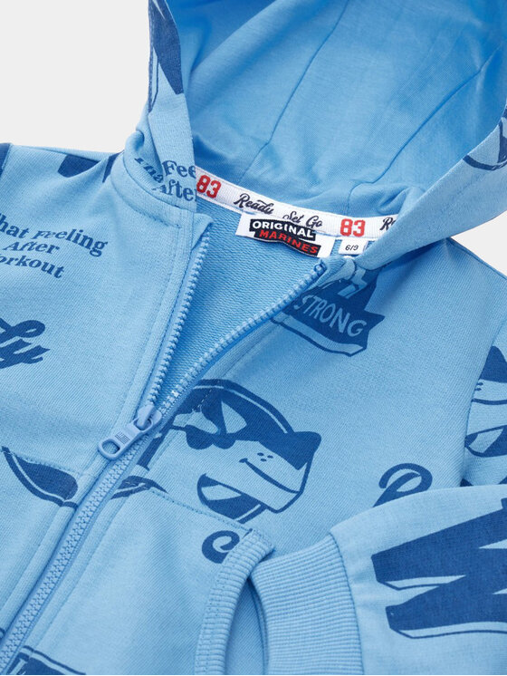 Original Marines Original Marines Світшот DEP0243NM Голубий Regular Fit