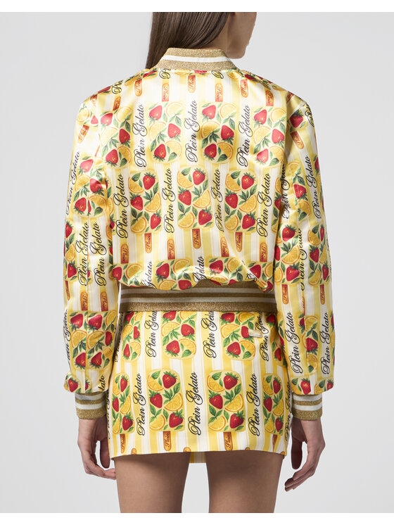 PHILIPP PLEIN PHILIPP PLEIN Bunda bomber 30649 Žlutá