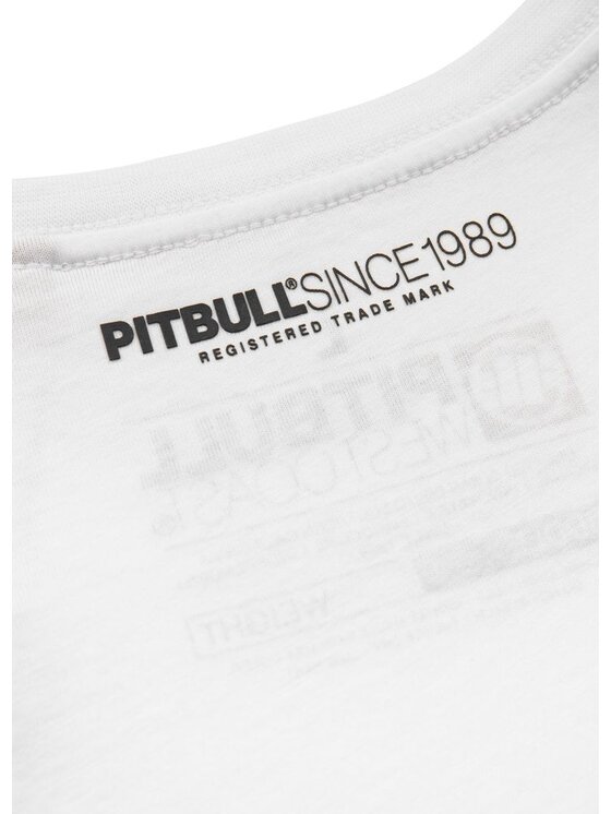 PITBULL PITBULL T-Shirt Koszulka Biały Regular Fit