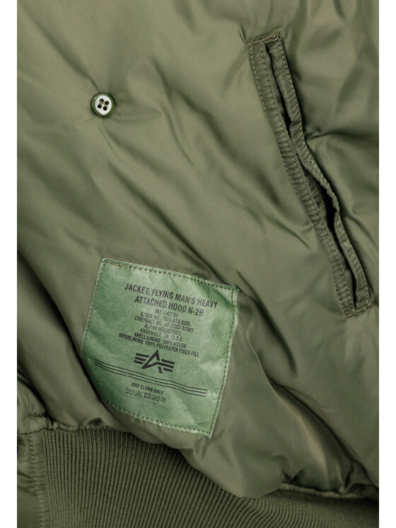 Alpha Industries Alpha Industries Bundy bomber AI.100105-01-XL Zelená Core Fit