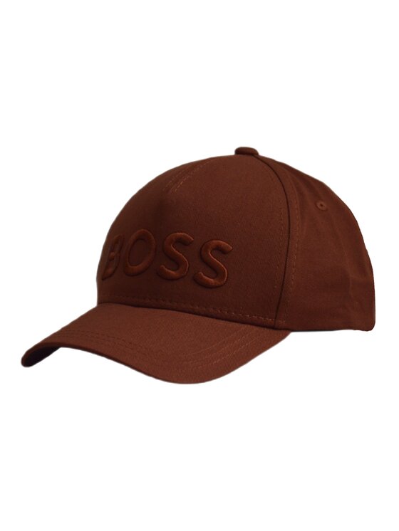 Czapka z daszkiem BOSS, Brązowe, Medium Brown Sevile