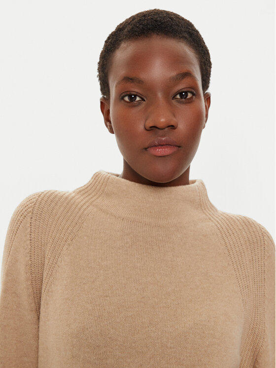 United Colors Of Benetton United Colors Of Benetton Sukienka dzianinowa 1235DV01T Beżowy Regular Fit