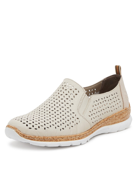 Rieker Rieker Halbschuhe N4251-60 Beige