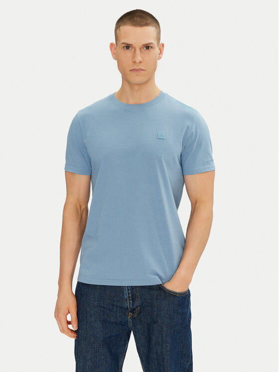 Moose Knuckles Moose Knuckles T-Shirt Duluth M15MT759 Modrá Regular Fit