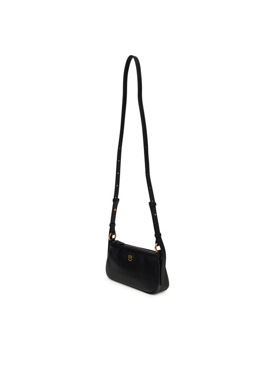 PINKO PINKO Torebka Half Moon Baguette Mini AI 25-26 PLTT 105069 A0QO Czarny