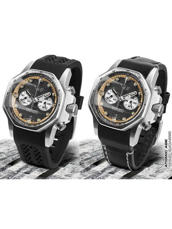 Vostok Europe Vostok Europe Zegarek VK64-640A698S Czarny