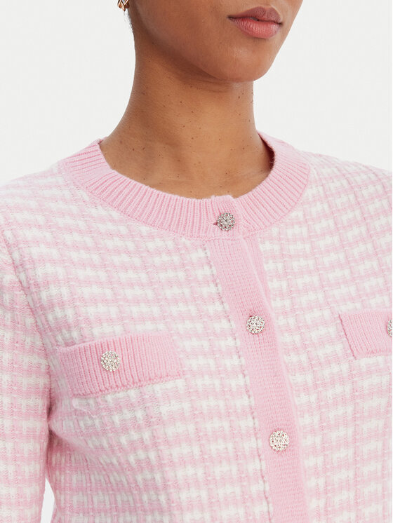 Morgan Morgan Strickjacke 251-MORESA Rosa Slim Fit