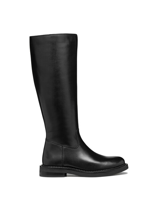Geox Geox Kozačky ve vojenském stylu D Serilda D46WYA 00043 C9999 Černá