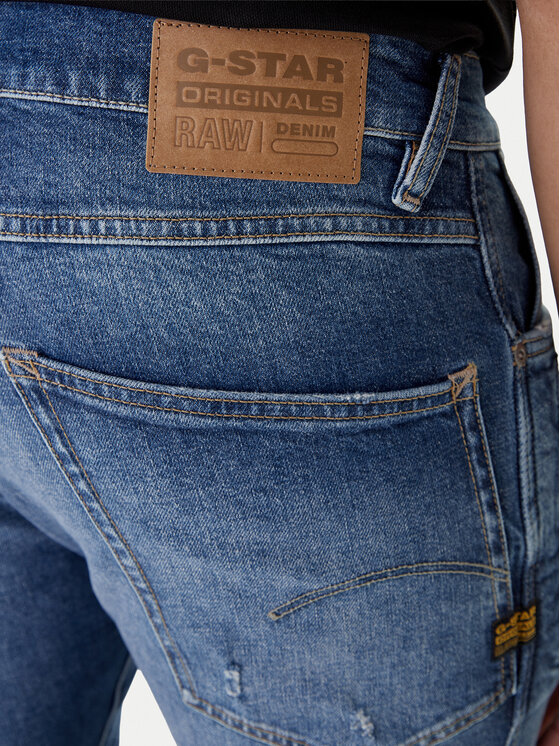 G-Star Raw G-Star Raw Jeansy Contor 3D D27222-E106 Modrá Slim Fit