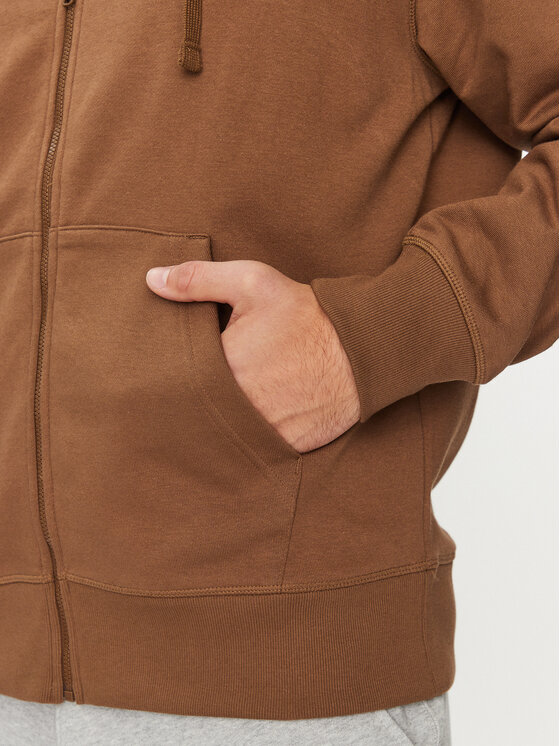 New Balance New Balance Jopa Essentials Stacked Logo French Terry Jacket MJ31536 Rjava Regular Fit