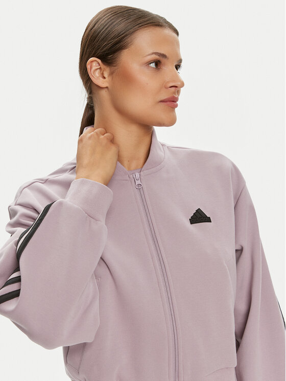 adidas adidas Felpa Future Icons 3-Stripes IS3652 Viola Loose Fit