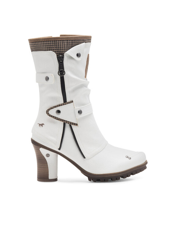 Mustang Mustang Stiefeletten 1141-606 Weiß