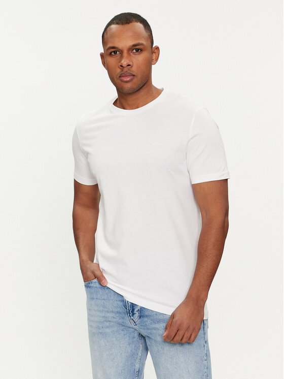 s.Oliver Tričko 2057430 Biela Regular Fit