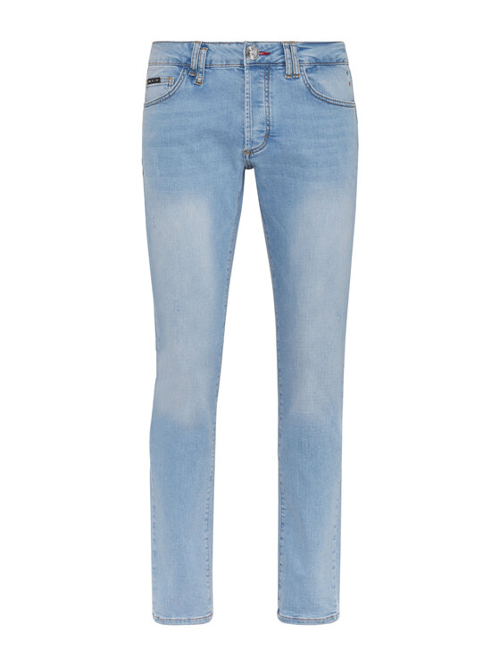 PHILIPP PLEIN PHILIPP PLEIN Jeansy 2015 Błękitny Straight Leg