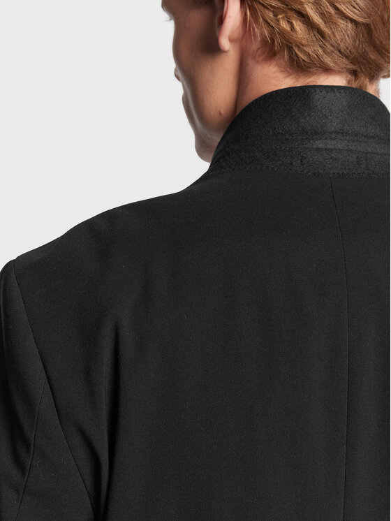 Lindbergh Lindbergh Öltöny 30-61040 Fekete Slim Fit